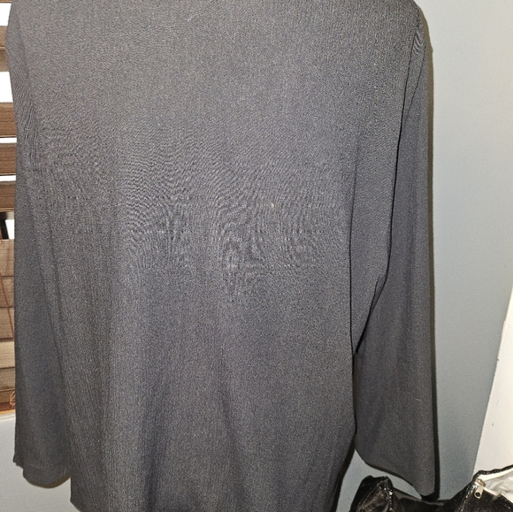 Pendleton Womans Black Long Sleeve Blouse Size 18w - Picture 7 of 13